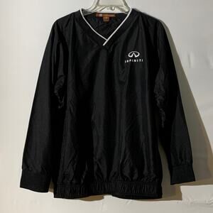 Harrinton lightweight pullover jacket size S small black infinity